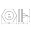 LAMPADA A LED PLUG-IN BOLA LED 2XUSB WW W - KANLUX