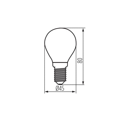 LAMPADINA LED XLED W G45E14 4,5W-WW - KANLUX