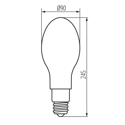 LAMPADINA LED XLED HP D90E27 26W-NW - KANLUX