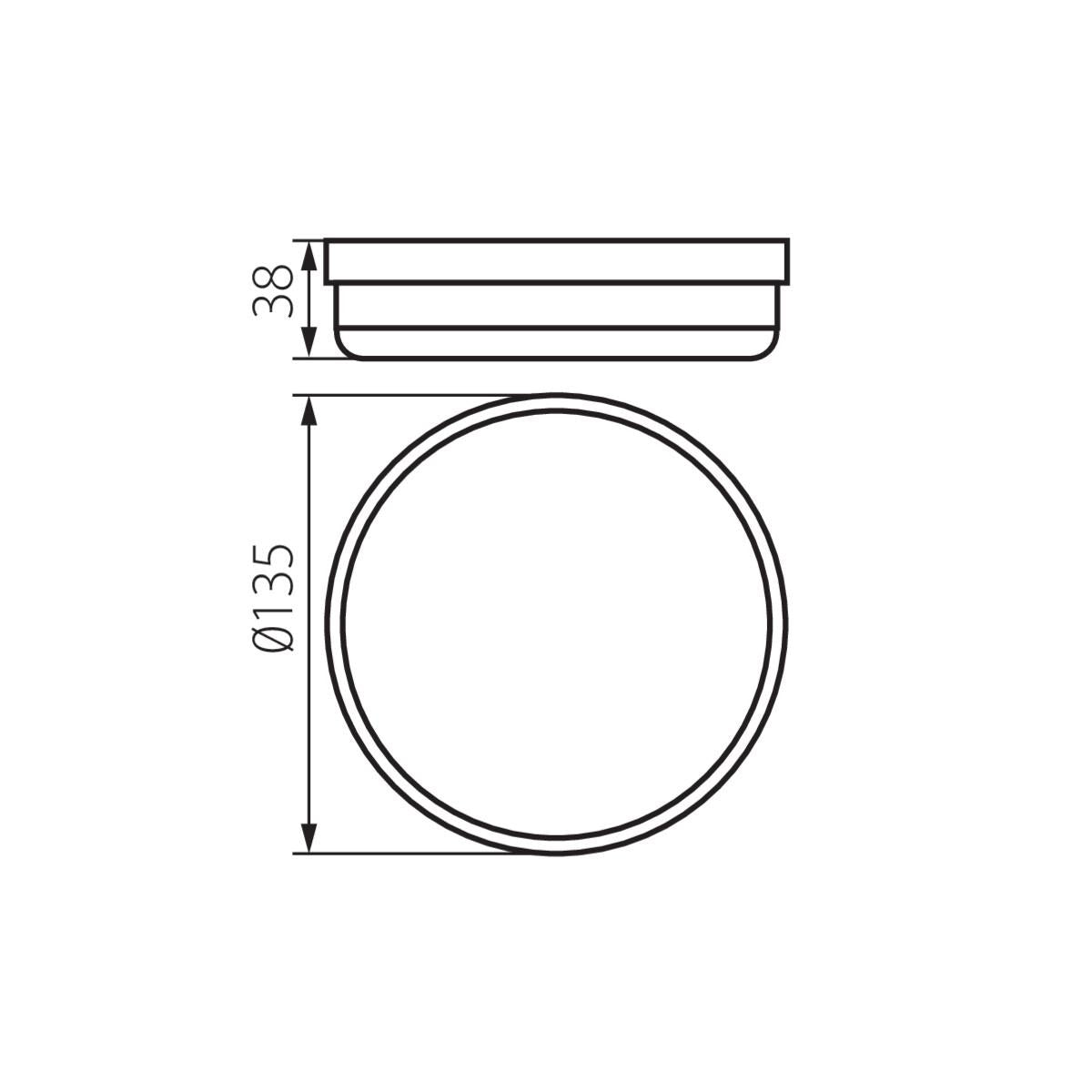 LAMPADA &AMP QUOT TARTARUGA&AMP QUOT  TOLU O LED 9W-NW-W - KANLUX