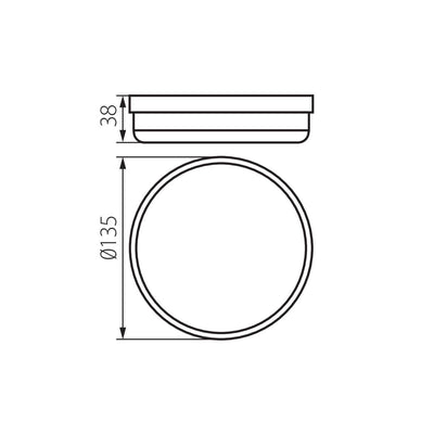 LAMPADA &AMP QUOT TARTARUGA&AMP QUOT  TOLU O LED 9W-NW-W - KANLUX