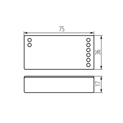 CONTROLLER PER NASTRI LED CTRL 12/24V MONO/CCT - KANLUX