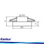 FARETTO INCASSO ELICEO DSO W - KANLUX