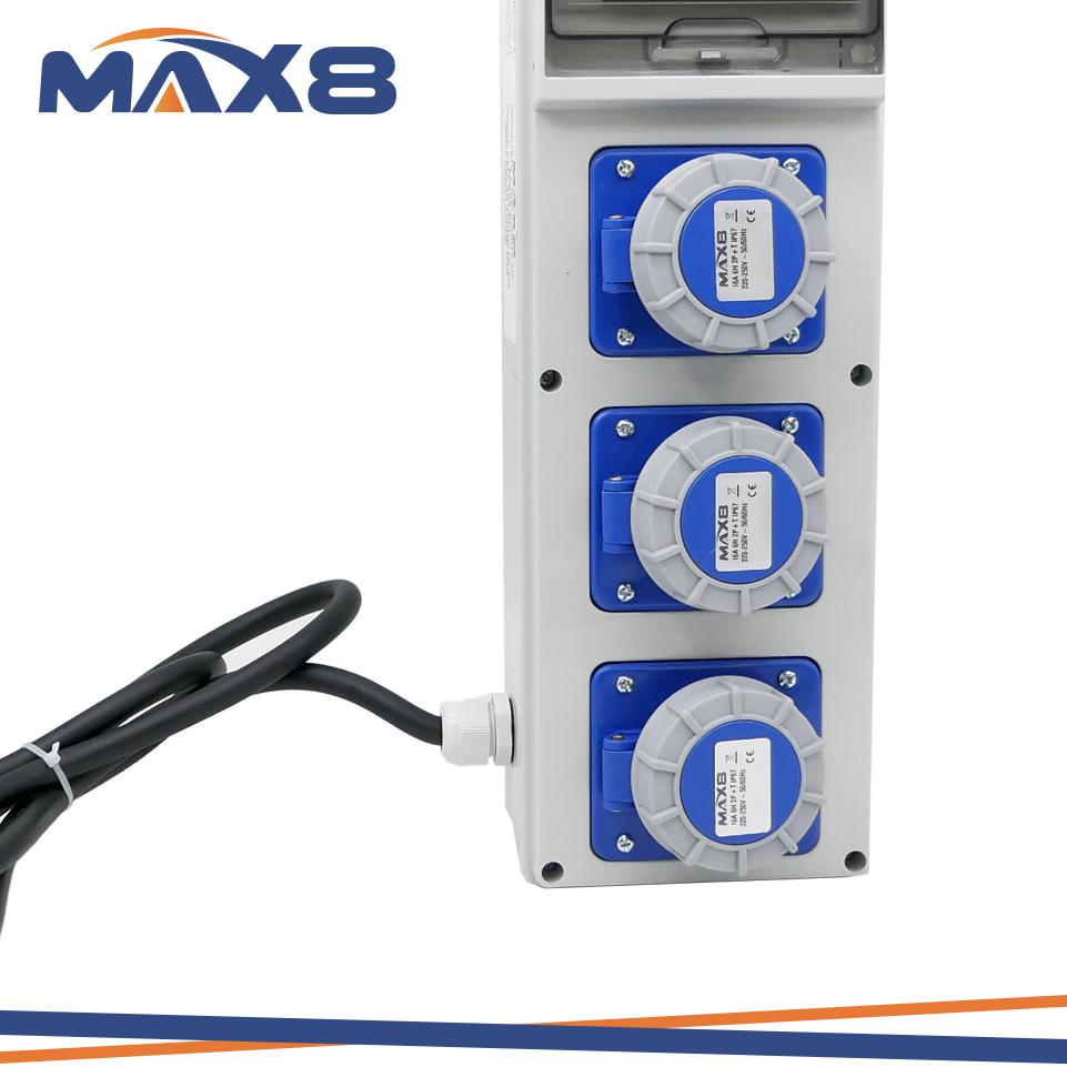 QUADRO DISTRIBUZIONE SP CEE 16A 2P+T 3 PR