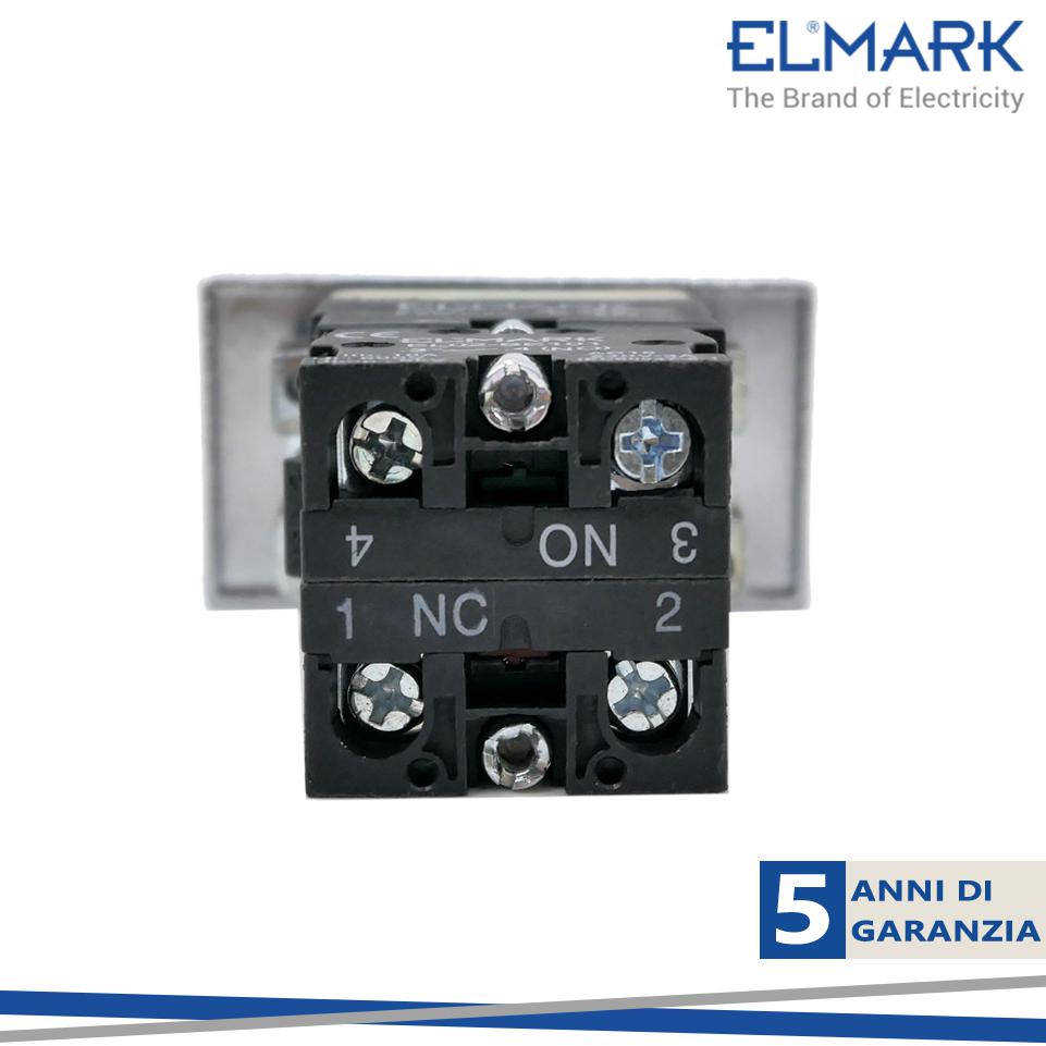 PULSANTE START/STOP CON       INDICATORE LED EL2-BW8475 24V