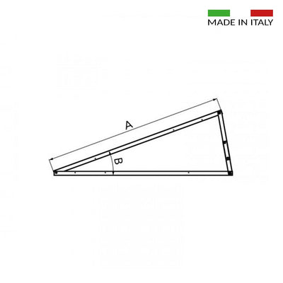 TRIANGOLO SUPPORTO TETTI PIANI TL1800 10-15-20