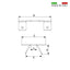 TCS HSLG SUPPORTO PER FISSAG.  LAMIERA GRECATA