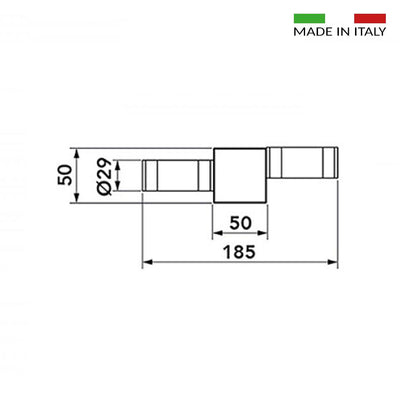 SIFONE ANTI-ODORE PER TUBO SCARICO CONDENSA RIGIDO TCR-21