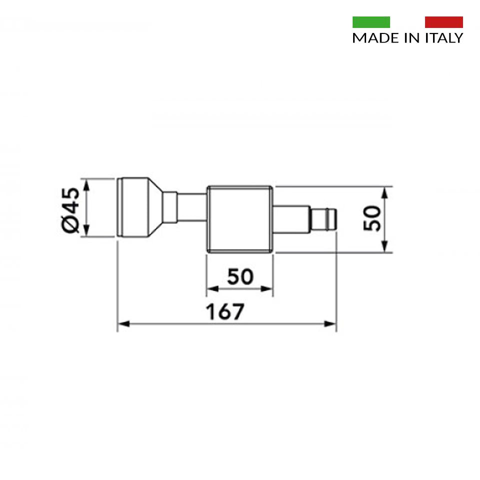 SIFONE ANTI-ODORE PER CONDENSA FLESSIBILE D:16/18/20/25