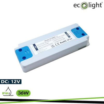 ALIMENTATORE DA MOBILE 36W 12V IP44 128X51X16