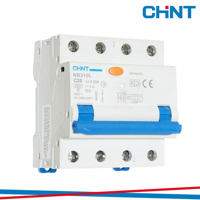 CHT INT. MGN DIFF. C25 6KA 30MA TIPO AC 4P