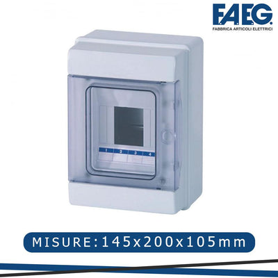 CENTRALINO 2/4 MOD.            IP65 - 145X200X105