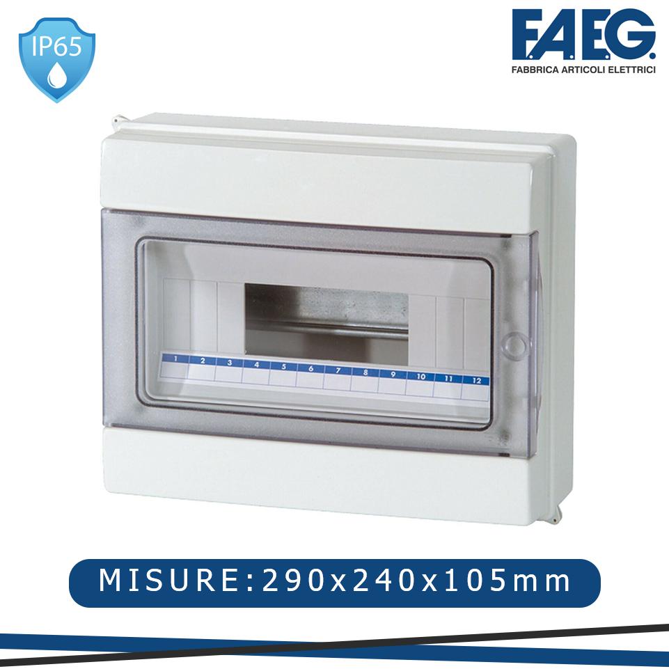 CENTRALINO 6/12 MOD.           IP65 - 290X240X105
