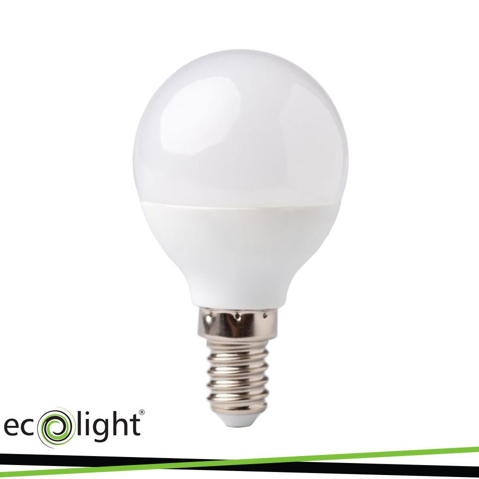 LAMPADINA E14 P45 7W 3000K 630LM