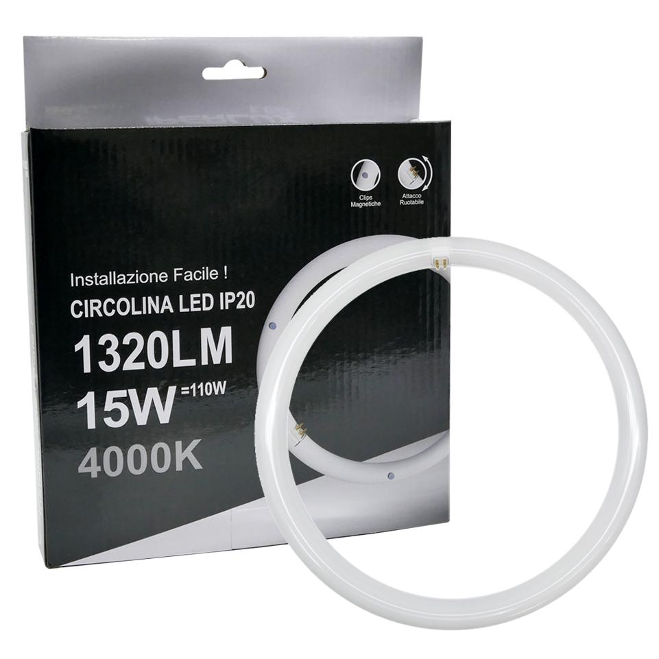 CIRCOLINA G10Q 180-250V 15W    4000K 1320LM
