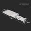 LED ARMATURA STRADALE SAMSUNG CHIP 100W 4000K