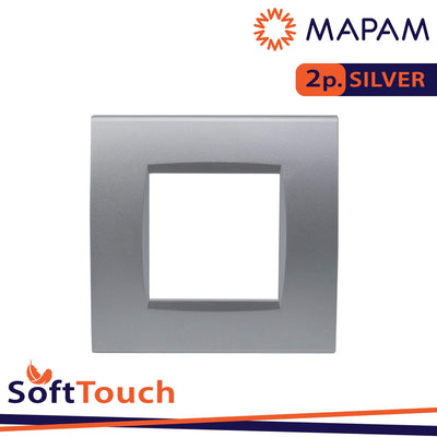 PLACCA SOFT-TOUCH ART-T1 2P 8002ST-3 SILVER