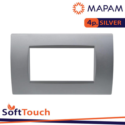 PLACCA SOFT-TOUCH ART-T1 4P 8004ST-3 SILVER