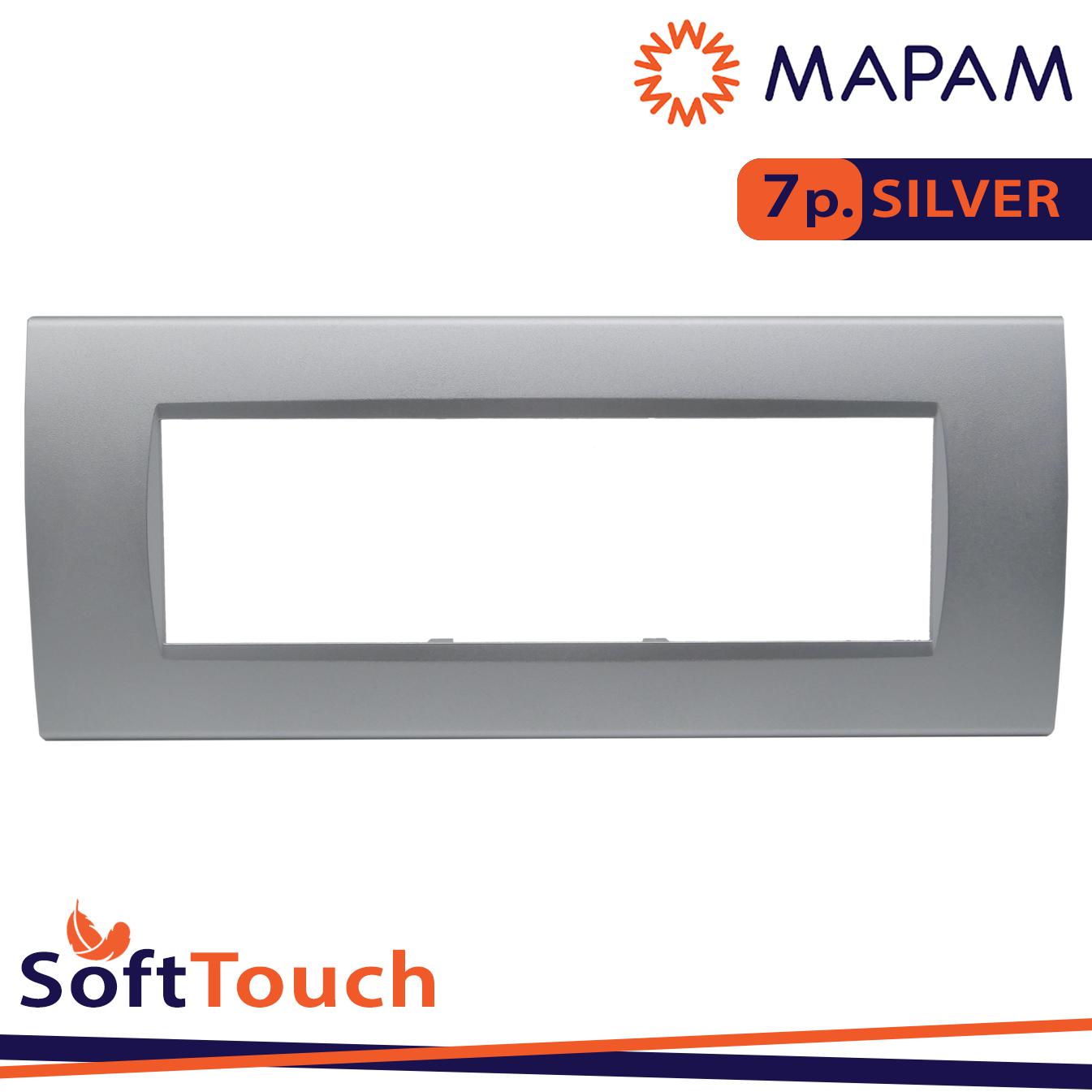 PLACCA SOFT-TOUCH ART-T1 7P 8007ST-3 SILVER