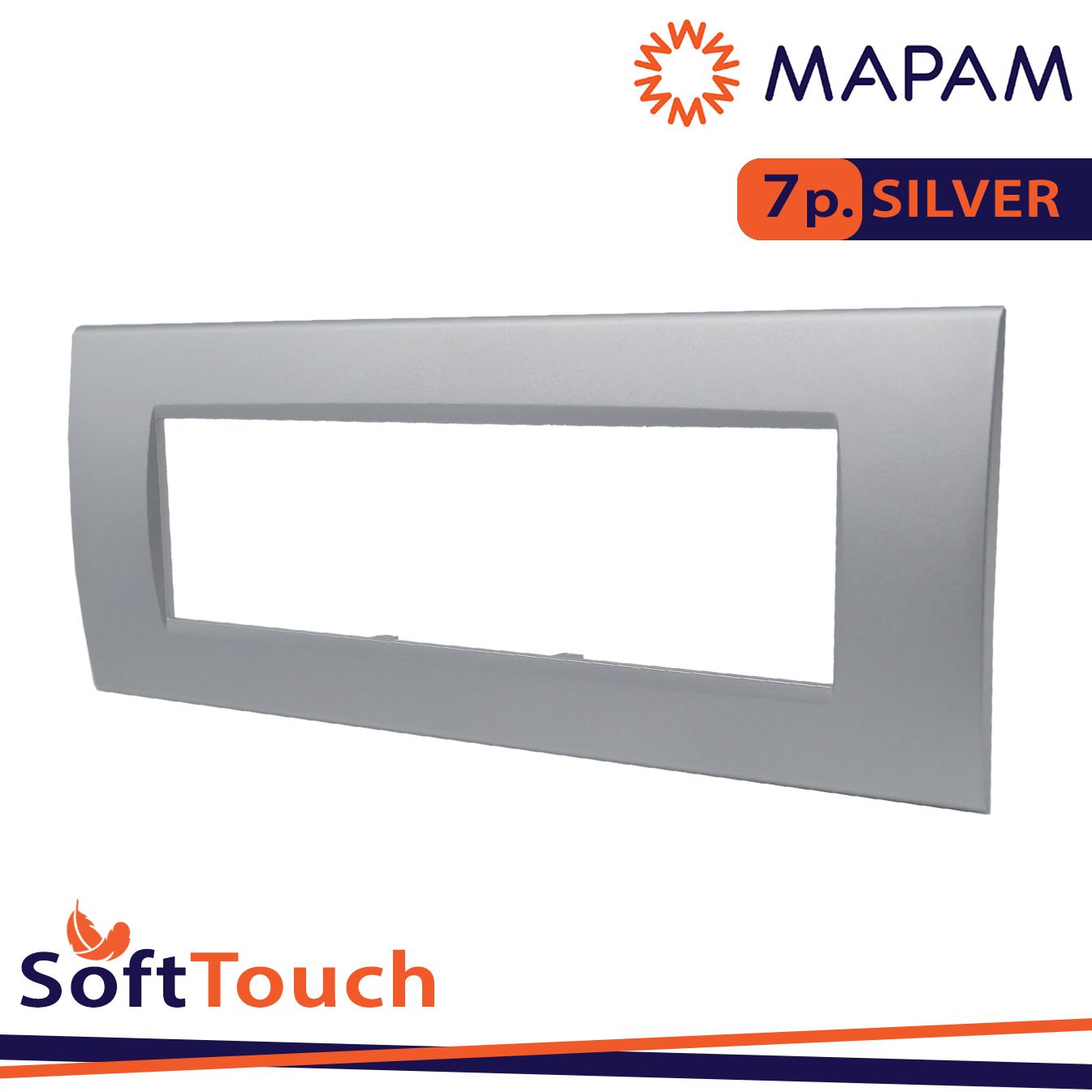 PLACCA SOFT-TOUCH ART-T1 7P 8007ST-3 SILVER