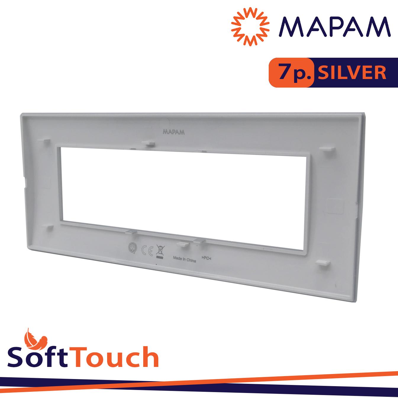 PLACCA SOFT-TOUCH ART-T1 7P 8007ST-3 SILVER