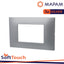 PLACCA SOFT-TOUCH GEM-T2 3P 6003ST-3 SILVER