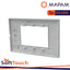 PLACCA SOFT-TOUCH GEM-T2 3P 6003ST-3 SILVER