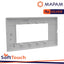 PLACCA SOFT-TOUCH GEM-T2 4P 6004ST-3 SILVER