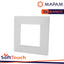 PLACCA SOFT-TOUCH GEM-T2 2P 6002ST-1 BIANCO
