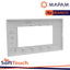 PLACCA SOFT-TOUCH GEM-T2 4P 6004ST-1 BIANCO