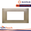 PLACCA SOFT-TOUCH GEM-T2 4P 6004ST-5 CHAMPAGNE