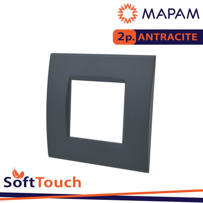 PLACCA SOFT-TOUCH ART-T1 2P 8002ST-6 ANTRACITE