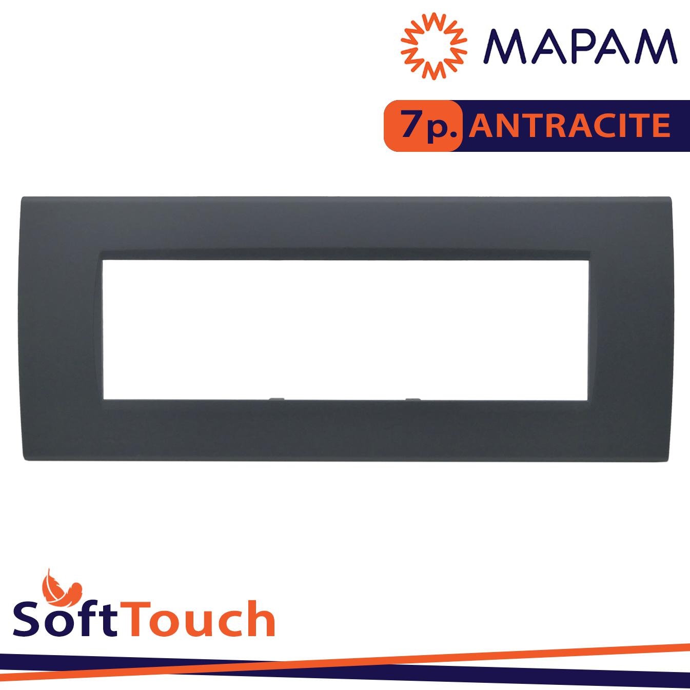 PLACCA SOFT-TOUCH ART-T1 7P 8007ST-6 ANTRACITE