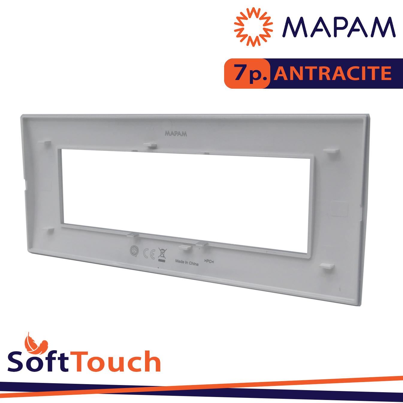 PLACCA SOFT-TOUCH ART-T1 7P 8007ST-6 ANTRACITE