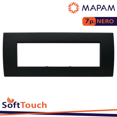 PLACCA SOFT-TOUCH ART-T1 7P 8007ST-2 NERO