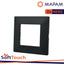 PLACCA SOFT-TOUCH GEM-T2 2P 6002ST-2 NERO