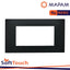 PLACCA SOFT-TOUCH GEM-T2 4P 6004ST-2 NERO