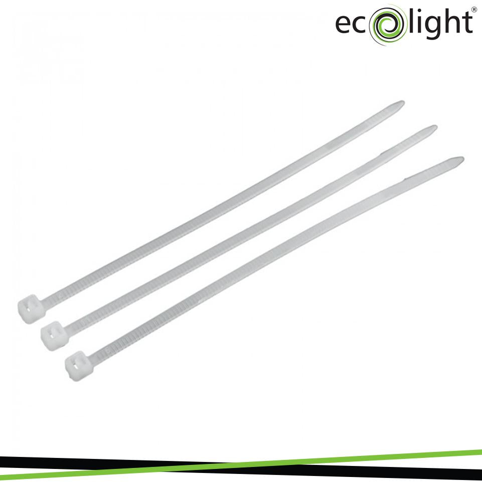 FASCETTA FERMACAVO 2,5X100MM BIANCO CONF. 100PZ