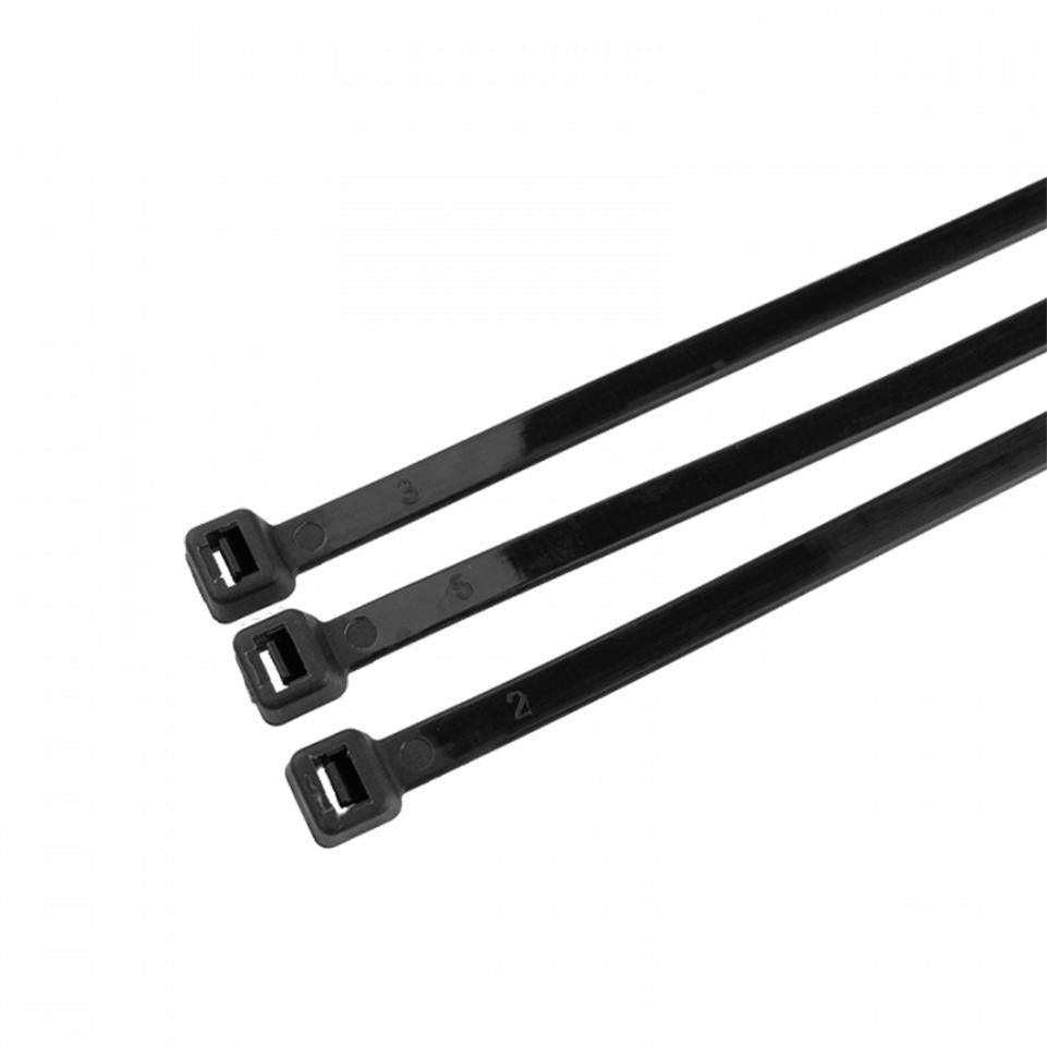 FASCETTA FERMACAVO 3,6X200MM NERO CONF.100PZ