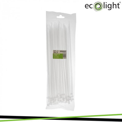 FASCETTA FERMACAVO 4,6X300MM BIANCO CONF.100PZ