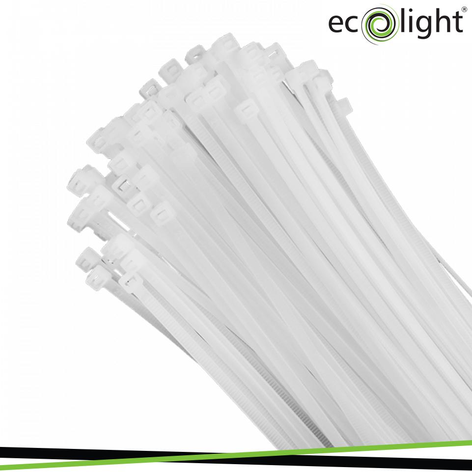 FASCETTA FERMACAVO 7,6X300MM BIANCO CONF.100 PZ