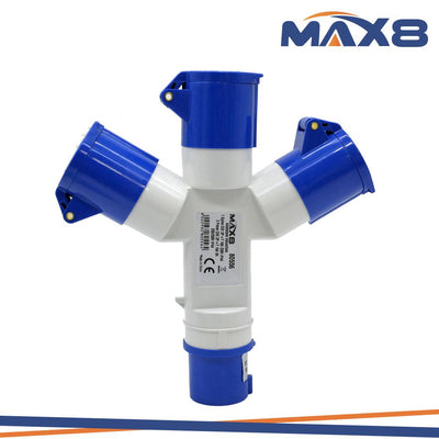 MOLTIPLICATORE PRESE INDUSTRIALI 1SP CEE 16A2P+T3 PR 16A2P+T