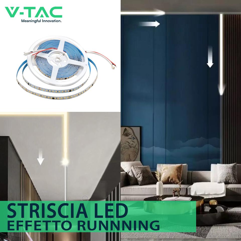 LED STRISCIA RUNNING 2835 120 10W 24V 3000K