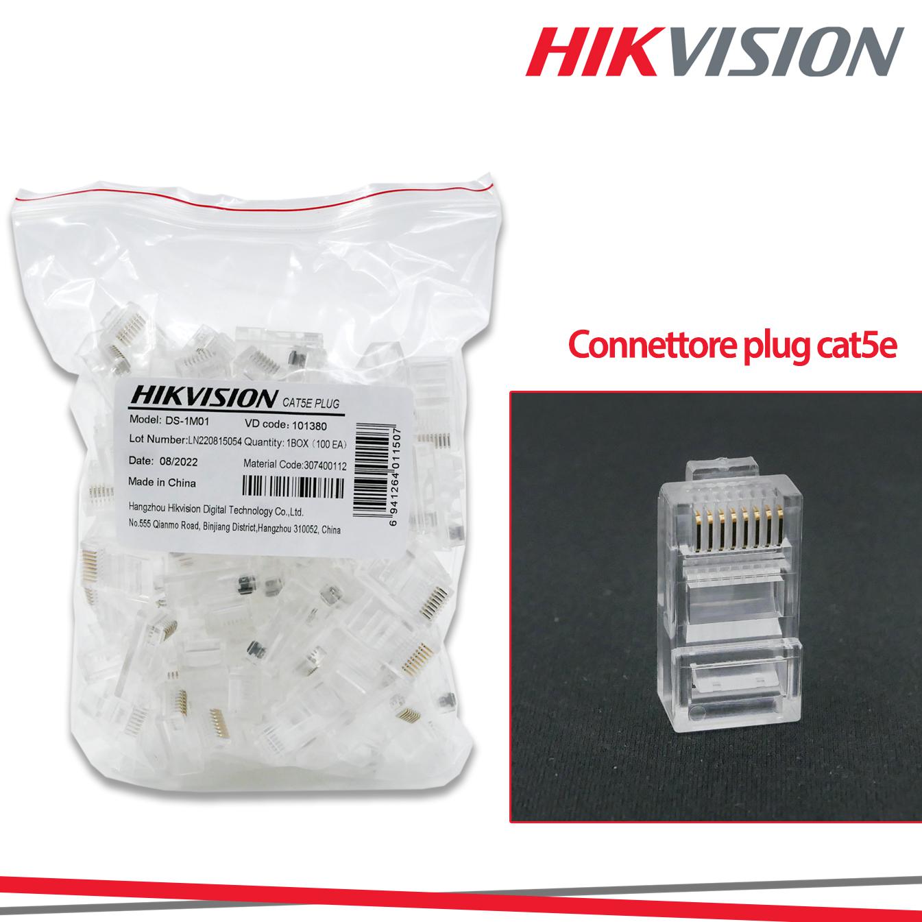 CONNETTORE PLUG CAT5E BOX DA 100PZ