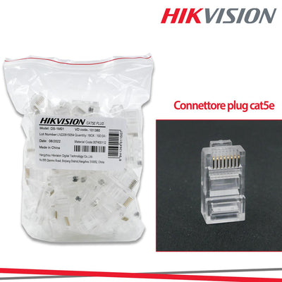 CONNETTORE PLUG CAT5E BOX DA 100PZ