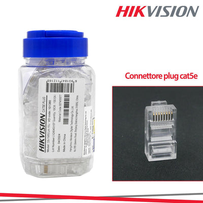 CONNETTORE PLUG CAT5E BOX DA 100PZ