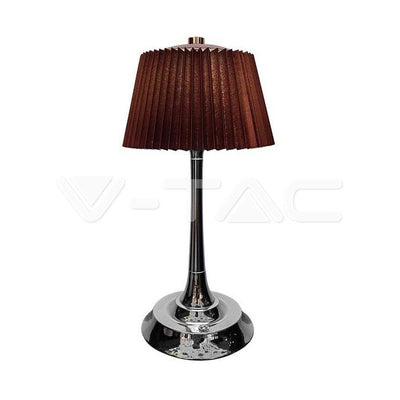 1.5W LAMPADA LED DA TAVOLO 3 IN 1 CHROME MARRONE 3000K