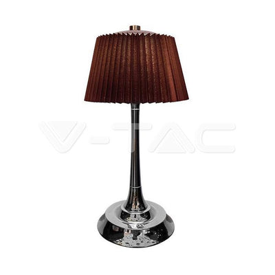 1.5W LAMPADA LED DA TAVOLO 3 IN 1 CHROME MARRONE 3000K