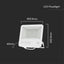 100W LED PROIETTORE SMD SAMSUNG CHIP 1M CAVO CORPO BIANCO VETRO SMERIGLIATO 4000K