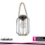 SLUIS, OUTDOOR SOLAR LAMP, 10PCS STRING LED IN BULB, BLACK M
